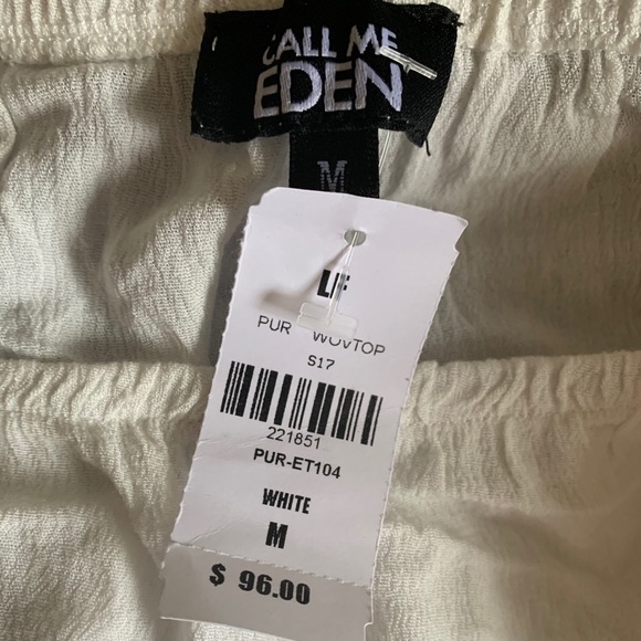 LF ruffled sleeve crop top size M NWT - Picture 14 of 15